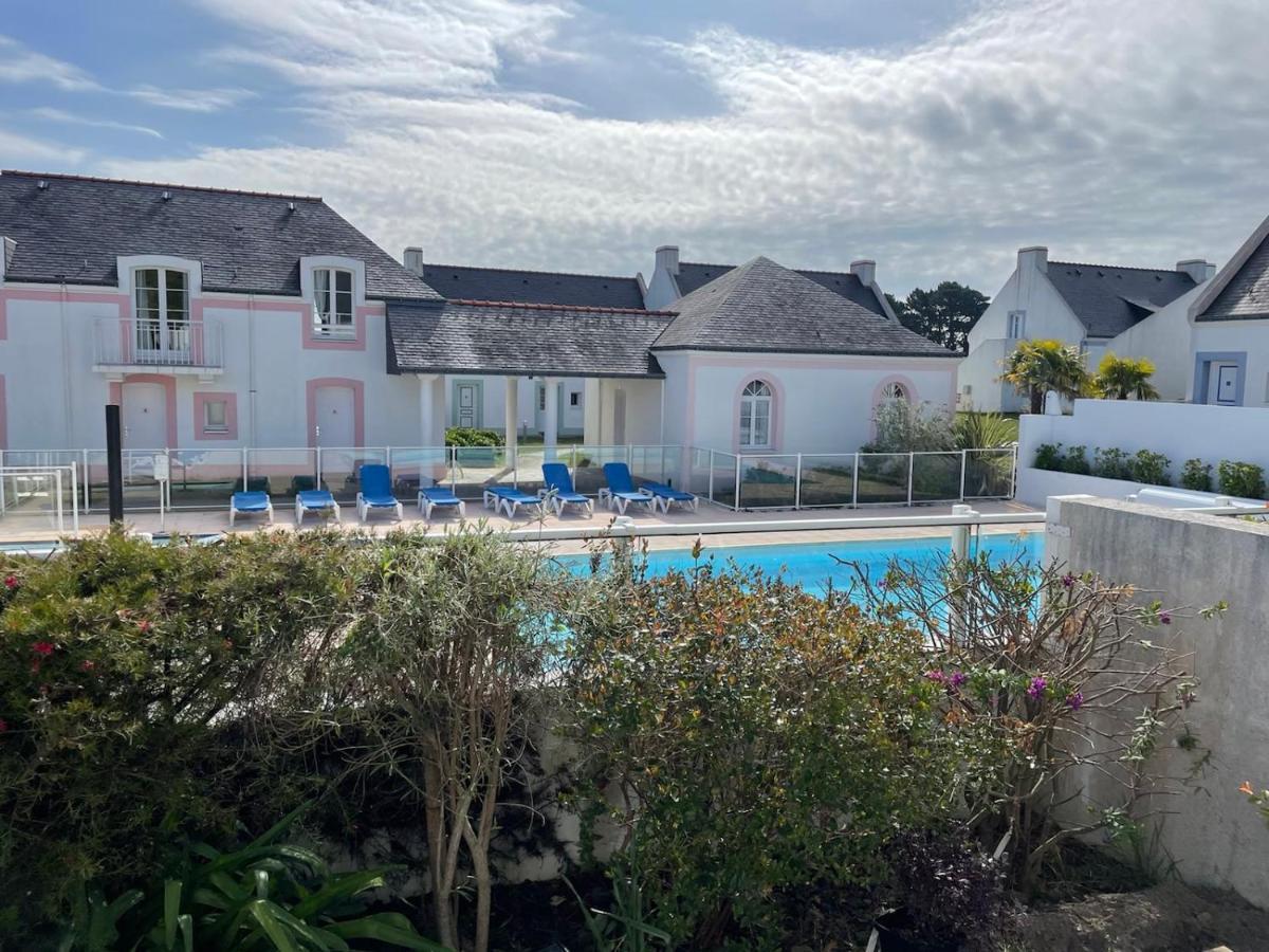 Maison De Vacances De 56 M2 Dans Residence Avec Piscine Chauffee Proche Plages Locmaria Eksteriør billede